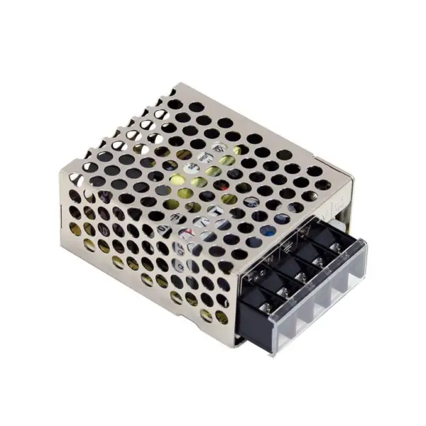 НАПОЈУВАЊЕ RS-15-24,24V DC,0,625A, 62,5X51X28(LxWxH)mm,MEAN WELL