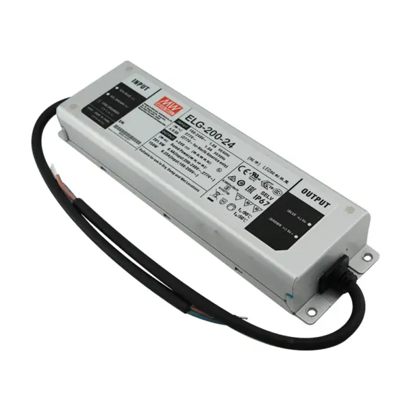 НАПОЈУВАЊЕ ELG-200-24,24V DC, 8.4A, 244X171X37(LxWxH)mm,IP67,MEAN WELL