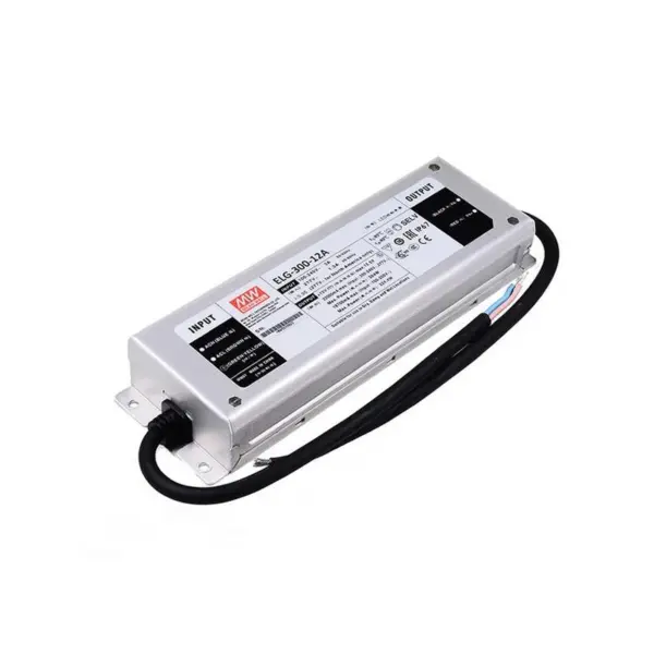 НАПОЈУВАЊЕ ELG-300-24A, 24V DC,12,5A,246X77X39,5(LxWxH)mm,IP67 MEAN WELL