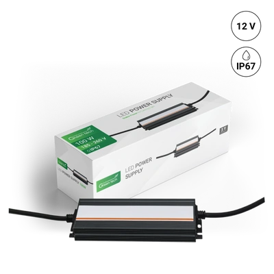НАПОЈУВАЊЕ LED 100W 24V IP67 PS-IP67-24V-100W GREEN TECH