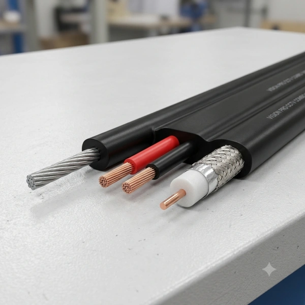 КАБЕЛ КОАКС. RG 59+2×0.75 СО САЈЛА ЦРН