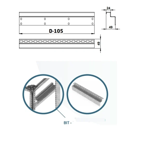 ДРЖАЧ АГОЛЕН ЗА СОБИРНИЦИ ЗА CPA, D=295mm, 01.T.BIT.M.40 CETINKAYA