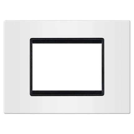 Рамка 2M EXP BASIC, бела со црн носач 70102.0E